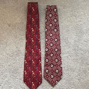 Stylish Sports Patterned Ties